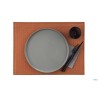 TOVAGLIETTA TRAMA STRETTA 45X33 ARANCIO PVC 60018