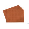 TOVAGLIETTA TRAMA STRETTA 45X33 ARANCIO PVC 60018