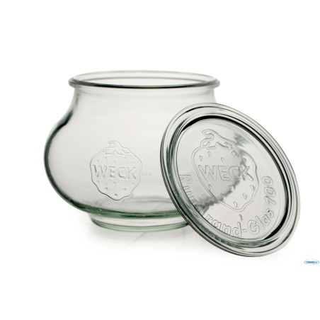 WECK DECO- CARTONE 4 VASETTI ML.1062 CON COPERCHIO 100  748   06498