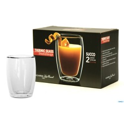 THERMIC GLASS SET 2 BICCHIERI JUICE CL.27  10354-01