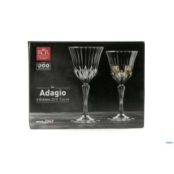 ADAGIO - CONFEZIONE 6 CALICI VINO CL 22 25747020106