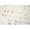 ALISMA-TAPPETO VASCA CM35X72 BIANCO 2010 CONFEZIONE IN PVC ARROTOLATA