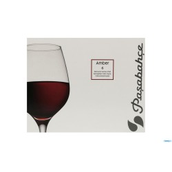 AMBER - CONFEZIONE 6 CALICI VINO ROSSO CL.46 440275