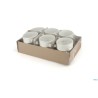 ARCADIA-TAZZA THE CILINDRICA IMPILABILE  CON PIATTINO CL 22