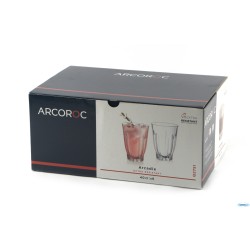 ARCADIE - CONFEZIONE 6 BICCHIERI FORMA ALTA CL 40 VETRO TEMPERATO  Q2751
