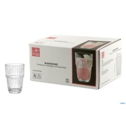 BARSHINE CONFEZIONE 6 BICCHIERI LONG DRINK CL 38 TEMPERATO E IMPILABILE 127312