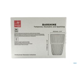 BARSHINE CONFEZIONE 6 BICCHIERI LONG DRINK CL 38 TEMPERATO E IMPILABILE 127312