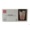 BARSHINE CONFEZIONE 6 BICCHIERI LONG DRINK CL 38 TEMPERATO E IMPILABILE 127312