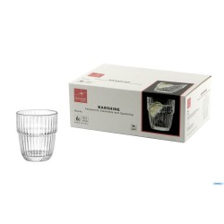 BARSHINE CONFEZIONE 6 BICCHIERI ROCKS CL 30,5 TEMPERATO E IMPILABILE 127311