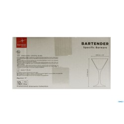 BARTENDER - CONFEZIONE 12 CALICI MARTINI DIAMANTE CL.17  166131