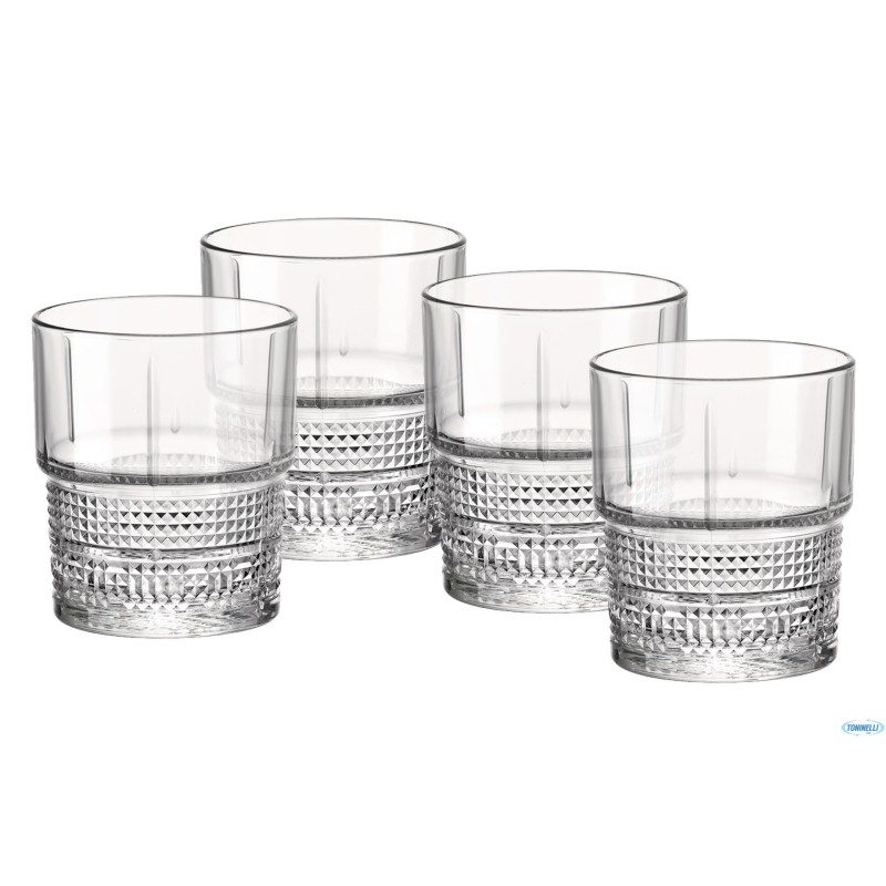 BARTENDER NOVECENTO -CONFEZIONE 4 BICCHIERI DOF CL 37 122116