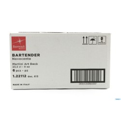 BARTENDER NOVECENTO-ART DECO' - CALICE MARTINI CL.23,5 H 15,5 DIAMETRO CM 9,5 122112