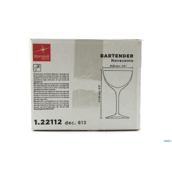 BARTENDER NOVECENTO-ART DECO' - CALICE MARTINI CL.23,5 H 15,5 DIAMETRO CM 9,5 122112