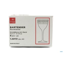 BARTENDER NOVECENTO-ART DECO' - CALICE NICK E NORA CL.15,5 H 15,5 DIAMETRO CM 7,4 122113