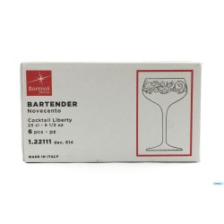 BARTENDER NOVECENTO-LIBERTY - CALICE COCKTAIL CL.25 H 15,5 DIAMETRO CM 9,4 122111