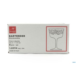 BARTENDER NOVECENTO-LIBERTY - CALICE FIZZ CL.22 H 12,4 DIAMETRO CM 9 122114