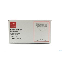 BARTENDER NOVECENTO-LIBERTY - CALICE MARTINI CL.23,5 H 15,5 DIAMETRO CM 9,5 122112
