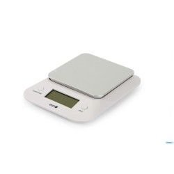 BILANCIA CUCINA DIGITALE 1G-3KG BIANCA BASE ALLUMINIO 033418