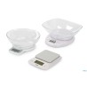 BILANCIA CUCINA DIGITALE 1G-5KG  BIANCA CON BACINELLA TRASPARENTE 033423