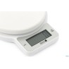 BILANCIA CUCINA DIGITALE 1G-5KG  BIANCA CON BACINELLA TRASPARENTE 033423