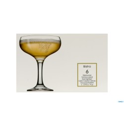 BISTRO - CONFEZIONE 6 COPPE CHAMPAGNE CL.27  44136MI