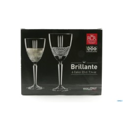 BRILLANTE - CONFEZIONE 6 CALICI VINO CL 23 26967020106