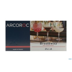 BROADWAY - CALICE COCKTAIL CL.21 -H 155 MM Ø 118 MM  P8795