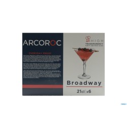 BROADWAY - CALICE COCKTAIL CL.21 -H 155 MM Ø 118 MM  P8795