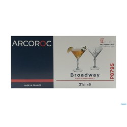 BROADWAY - CALICE COCKTAIL CL.21 -H 155 MM Ø 118 MM  P8795