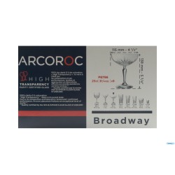 BROADWAY - CALICE COPPA  CL.25  H 138 MM Ø 115 MM- P8796
