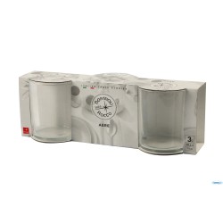 CONF 3 BICCHIERI AERE CL 28 ACQUA  H 88 MM Ø 73.5 MM