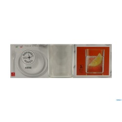 CONF 3 BICCHIERI AERE CL 28 ACQUA  H 88 MM Ø 73.5 MM