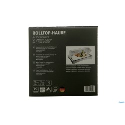 COPERCHIO ROLLTOP POLICARBONATO GN 1/1 CM 53X32,5XH.19 CON MANICO CROMATO