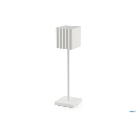 CUPCAKE-LAMPADA TAVOLO LED QUADRA CM.10XH.36 BIANCA