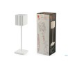 CUPCAKE-LAMPADA TAVOLO LED QUADRA CM.10XH.36 BIANCA