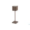 CUPCAKE-LAMPADA TAVOLO LED QUADRA CM.10XH.36 BRONZO