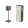 CUPCAKE-LAMPADA TAVOLO LED QUADRA CM.10XH.36 BRONZO