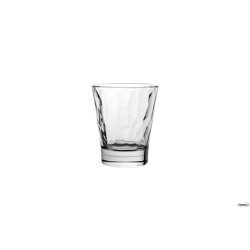 DIAMOND TRASPARENTE-CONFEZIONE 6 BICCHIERI CAFFEINO CL.8