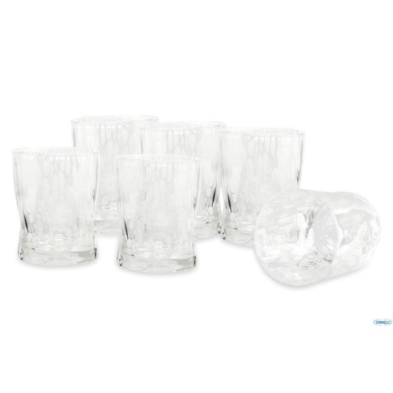 DROPS-CONFEZIONE.6 BICCHIERI ACQUA CL 33 BIANCO DROPS-CONFEZIONE.6 BICCHIERI ACQUA CL 33 BIANCO
