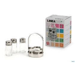 EASY-STAND SALE PEPE STUZZICADENTI SET 3 PEZZI INOX 12520000IVV