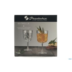 ESTRELLA - CONFEZIONE 4 CALICI GIN TONIC CL 49 H.CM 19,7