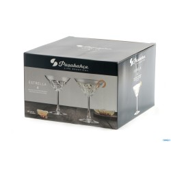 ESTRELLA - CONFEZIONE 4 CALICI MARTINI CL 22 H.CM 15,5