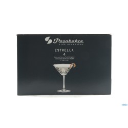 ESTRELLA - CONFEZIONE 4 CALICI MARTINI CL 22 H.CM 15,5
