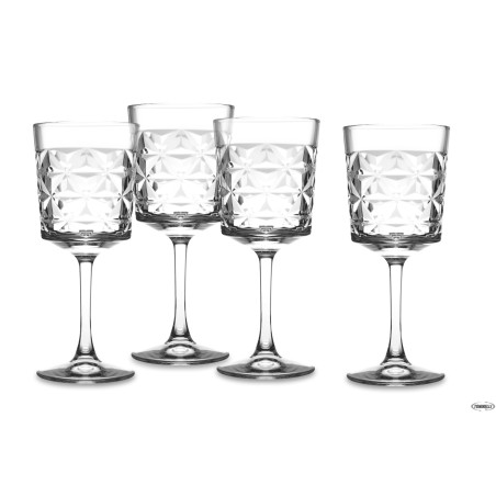 ESTRELLA - CONFEZIONE 4 CALICI VINO BIANCO CL 33 H.CM 20,5