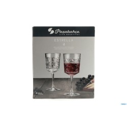 ESTRELLA - CONFEZIONE 4 CALICI VINO BIANCO CL 33 H.CM 20,5