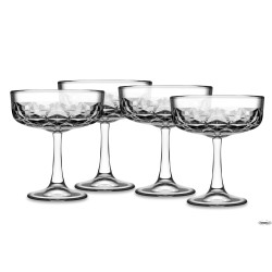 ESTRELLA - CONFEZIONE 4 COPPE CHAMPAGNE-COCKTAIL CL 25 H.CM 12
