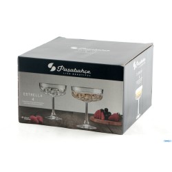 ESTRELLA - CONFEZIONE 4 COPPE CHAMPAGNE-COCKTAIL CL 25 H.CM 12