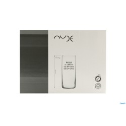 FINESSE-CONFEZIONE 6 BICCHIERI LONG DRINK CL.35 NUDE 64011