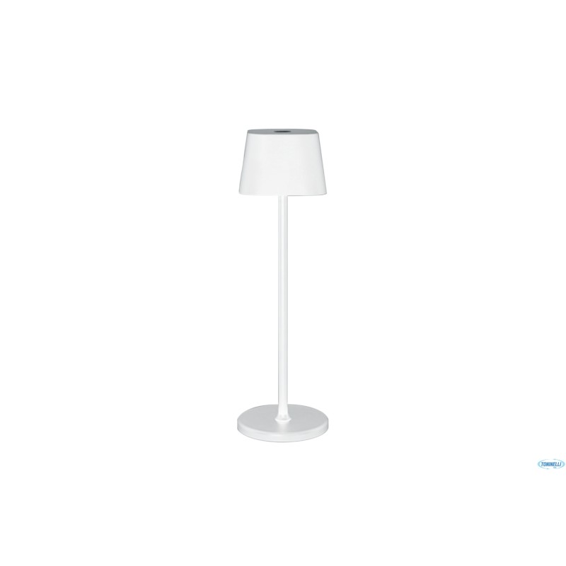 GEORGINA-LAMPADA DA TAVOLO BIANCA RICARICABILE CM11 H 38 LP-GE-WT