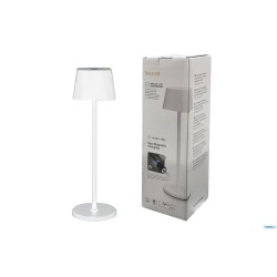GEORGINA-LAMPADA DA TAVOLO BIANCA RICARICABILE CM11 H 38 LP-GE-WT